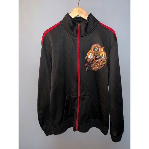 Disney Parks Other - Disney Parks Disneyland Resort 2013 Track Jacket Mens Large Black Red Zip Up